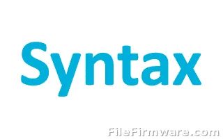 Syntax firmware